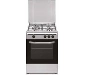 Cocina Gas - Vitrokitchen CB5530IN, 50 cm, 3 fuegos, Acero Inoxidable