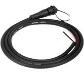 Cable de conexión m12 para proyector lineal 100cm ip67 negro