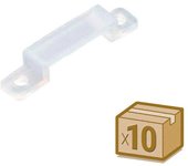 10x grapas 17mm silicona para tira led