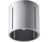 Aplique de techo inez gris g9