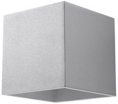 Aplique de pared quad 1 gris g9