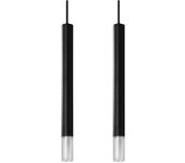 Lámpara de techo wezyr 2 negra g9