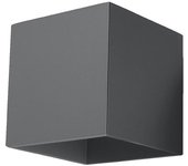 Aplique de pared quad 1 antracita g9