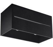 Aplique de techo lobo 2 negro g9