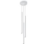 Lámpara de techo pastelo 3p blanca g9