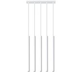 Lámpara de techo pastelo 5 blanca g9