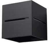 Aplique de pared lobo negro g9