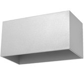Aplique de pared quad maxi gris g9