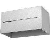 Aplique de pared lobo maxi gris g9