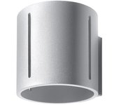 Aplique de pared inez gris g9