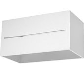 Aplique de pared lobo maxi blanco g9