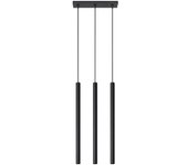 Lámpara de techo pastelo 3 negra g9