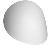 Aplique de pared senses blanco g9