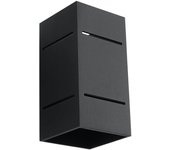 Aplique de pared blocco negro g9