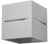 Aplique de pared lobo gris g9