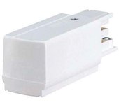 Conector carril trifásico a red blanco