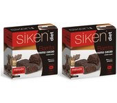 Siken Diet Barrita Crema Cacao 10 Unidades Duplo Promocion