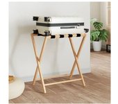 vidaXL Soporte Para Maletas Bambú 68.5x38x58 Cm