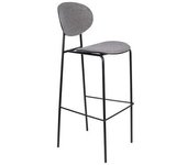 White label Silla de bar de tela gris