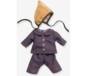Ropa Muñeca Ambre - Pomea - DJECO azul
