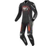 Berik Absolute GP Traje de cuero de moto de una pieza - Negro Naranja (56)