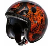 Premier Le Petit DB Casco de jet - Naranja (XS)