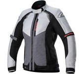 Alpinestars Stella Headlands Drystar Chaqueta textil motorcycle Ladies - Gris (XL)