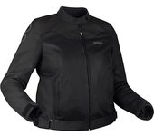 Bering Alias Mesh Queen Size Chaqueta textil de moto para mujer - Negro (44)
