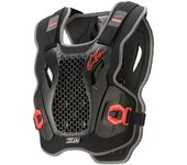 Alpinestars Bionic Action Chaleco protector - Negro Rojo (XL 2XL)