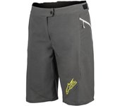 Alpinestars Stella Pathfinder Pantalones cortos para bicicletas para damas - Gris Amarillo (30)