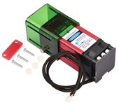 Módulo láser de 450nm 40W con cubierta protectora Cabezal de grabado láser de longitud focal fija Cortador de grabado láser de alta velocidad Impresora 3D CNC Router Módulo láser para manualidades de bricolaje Tela de cuero de madera Grabado de corte de papel