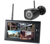 Sistema de cámara de seguridad inalámbrica 602D11 con cámara de 720P y monitor LCD de 7 pulgadas