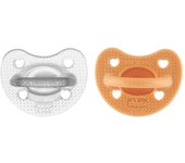 Chicco Pyhsioforma Luxe Chupete Silicona Gris y Naranja 6-16 meses