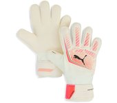 Guantes de portero de fútbol puma ultra match pro, white glo, hom