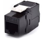 WP Módulo Keystone sin Blindaje ToolFree Cat 6A Negro