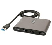 StarTech Adaptador USB 3.0 a 4x HDMI a 4 Monitores