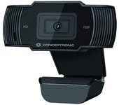 Conceptronic AMDIS Webcam con Micrófono 720P/1080P HD