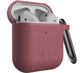 uag apple airpods [u] silicone dusty rose