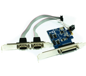 tarjeta pci express 2 puertos serie + 1 paralelo approx apppcie1p2s