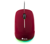 raton ngs addict maroon optico 1000dpi usb led maroon