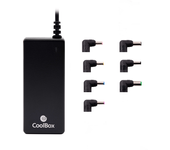 adaptador corriente universal coolbox 45w negro