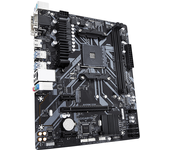 placa amd ryzen gigabyte b450m s2h am4 ddr4 pcx matx hdmi dvi