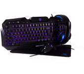 pack teclado + raton + auriculares + alfombrilla coolbox deepgaming x-wing