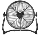 FABRILAMP Ventilador Industrial Midas 60w Negro/cromo 41,5d 3 Velocidades,orientable 45x47x19 Cm