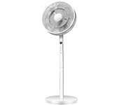 Ventilador de pie azor blanco 3vel 60w 70/100x35x35cm oscilante c/remoto y temporizador