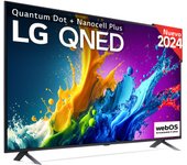 TV LG QNED 4K de 50 pulgadas serie QNED80 con Smart TV WebOS24.
