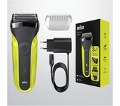 afeitadora braun 300bt green box euro recargable 1 cabezal