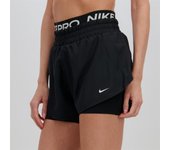 Nike Pro - Negro - Pantalón Corto +Malla Mujer talla S