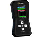 PCE Instruments Radiómetro con memoria / Rango: 0,01 ... 99,99 µSv/h / Medición de radiación beta, gamma y rayos X / Gráfico de barras / Ajuste de alarma / PCE-RDM 10
