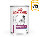 12 unidades de 400gr Royal Canin Veterinary Diets Renal Special Pack de Comida Húmeda para perro